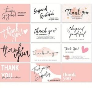 50 Thank Thank You Business Cards